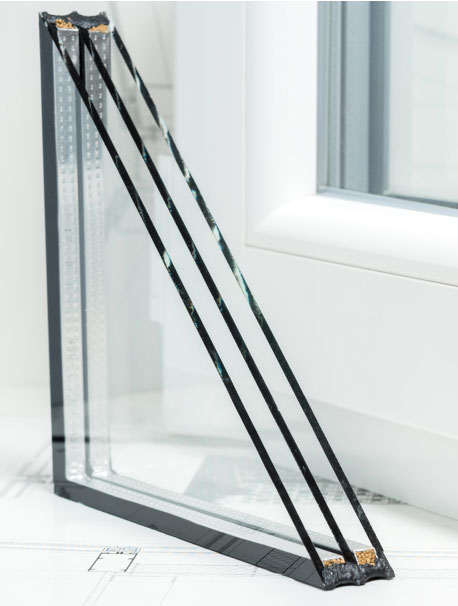ventana triple capa